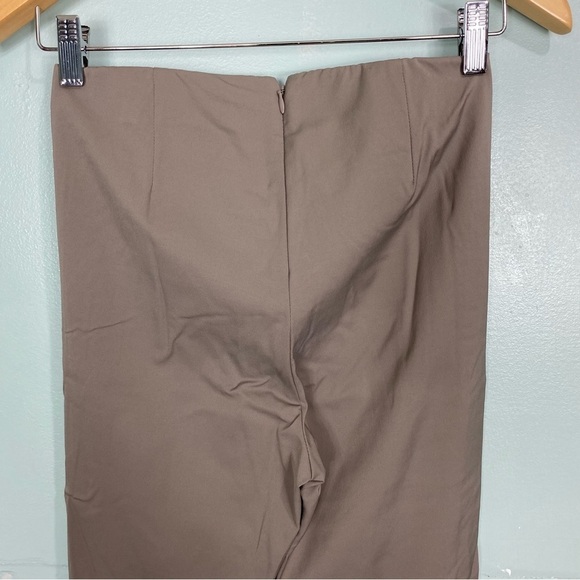 Theory Navalane Neoteric Ponte Pants Ankle Clay Gray Sz 4 - Picture 5 of 5